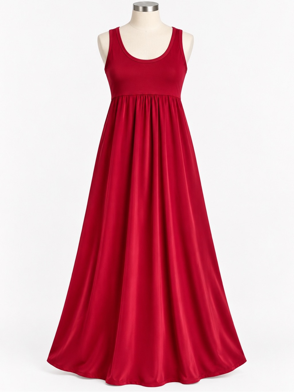 JODIFL Red Sleeveless Maxi Chemise